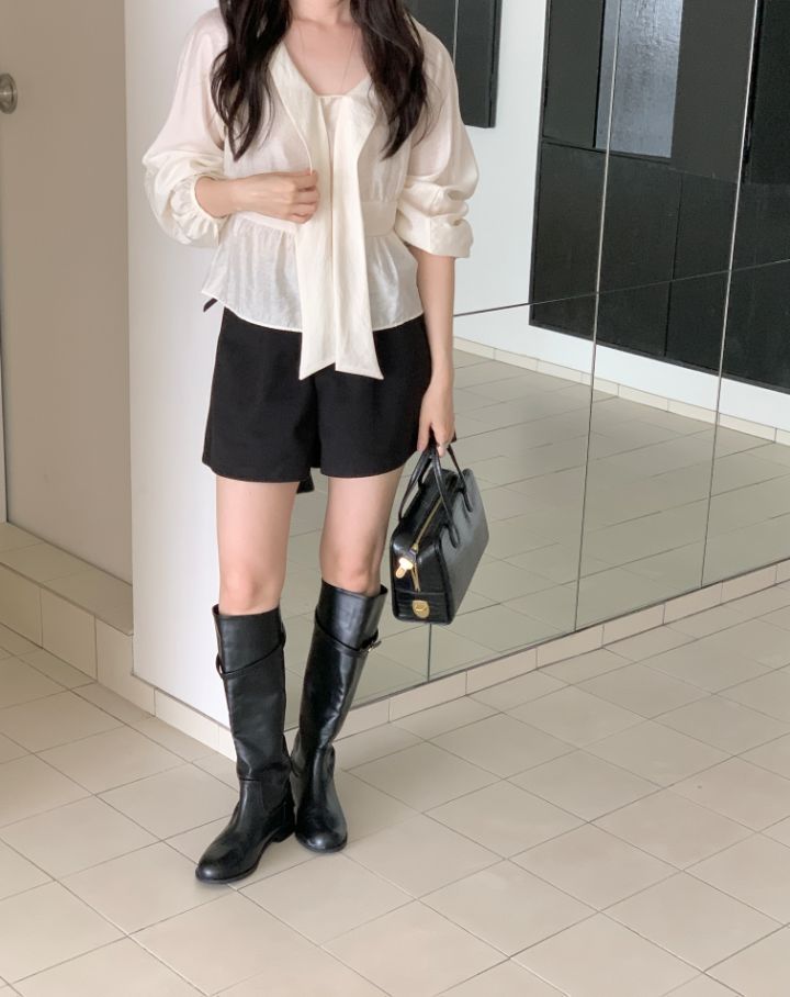 CRONG韓國直郵女士新款熱賣26夏季休閑真品人氣襯衫蕾絲衫CRONG襯衫/蕾絲衫