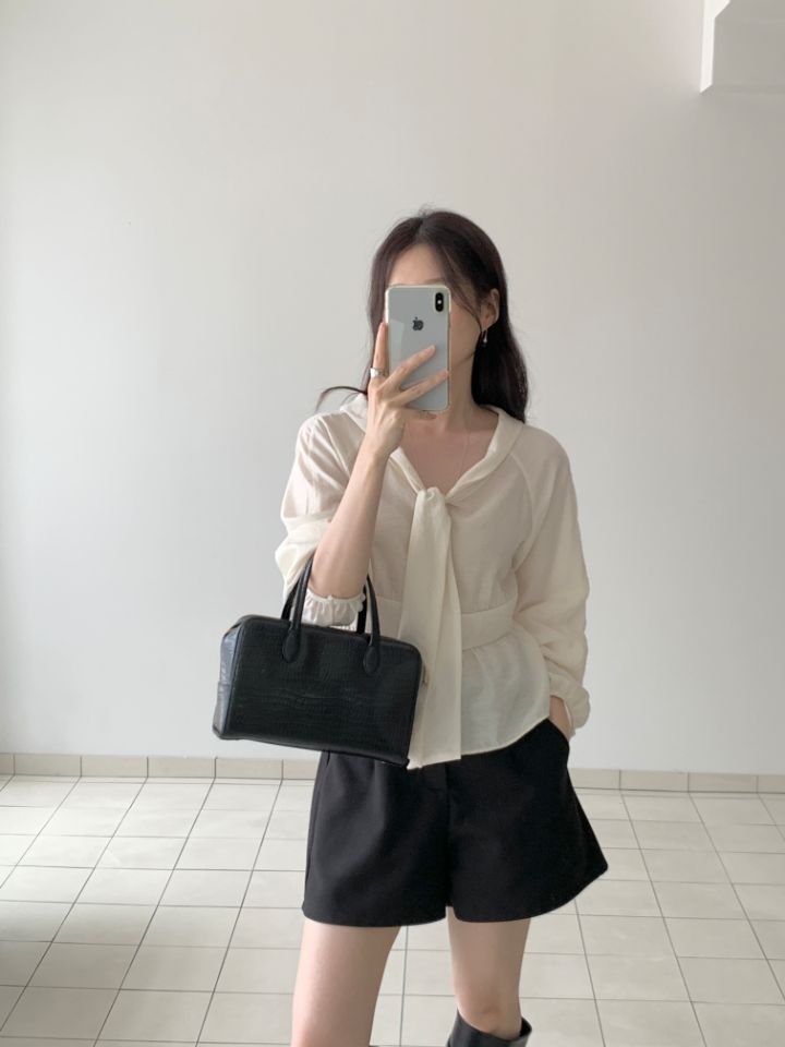 CRONG韓國直郵女士新款熱賣26夏季休閑真品人氣襯衫蕾絲衫CRONG襯衫/蕾絲衫