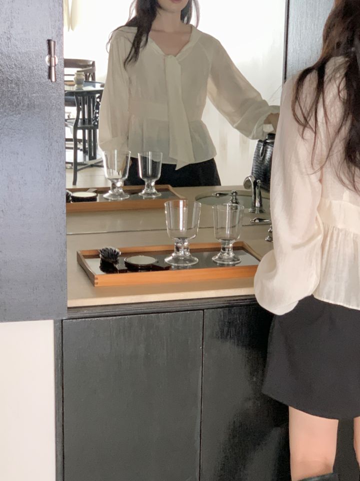 CRONG韓國直郵女士新款熱賣26夏季休閑真品人氣襯衫蕾絲衫CRONG襯衫/蕾絲衫