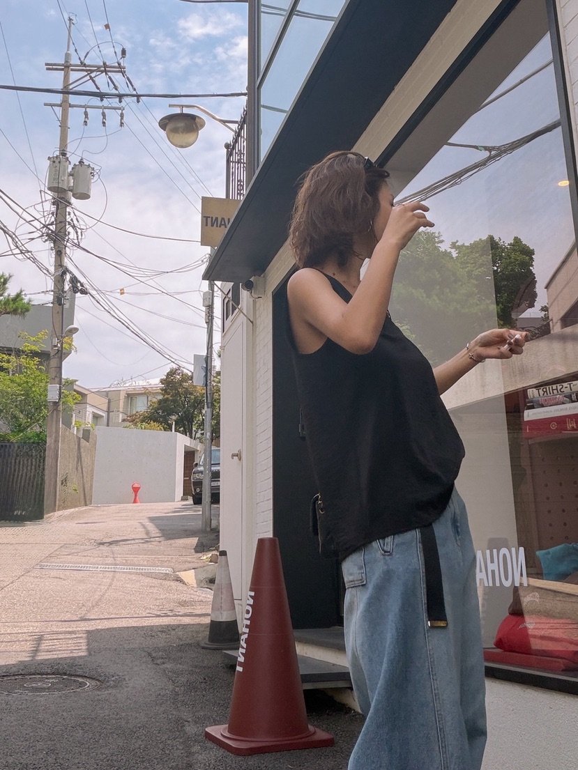 PARIS MATCH東大門代購女士新品熱賣26夏季推薦吊帶背心PARIS MATCH吊帶/背心