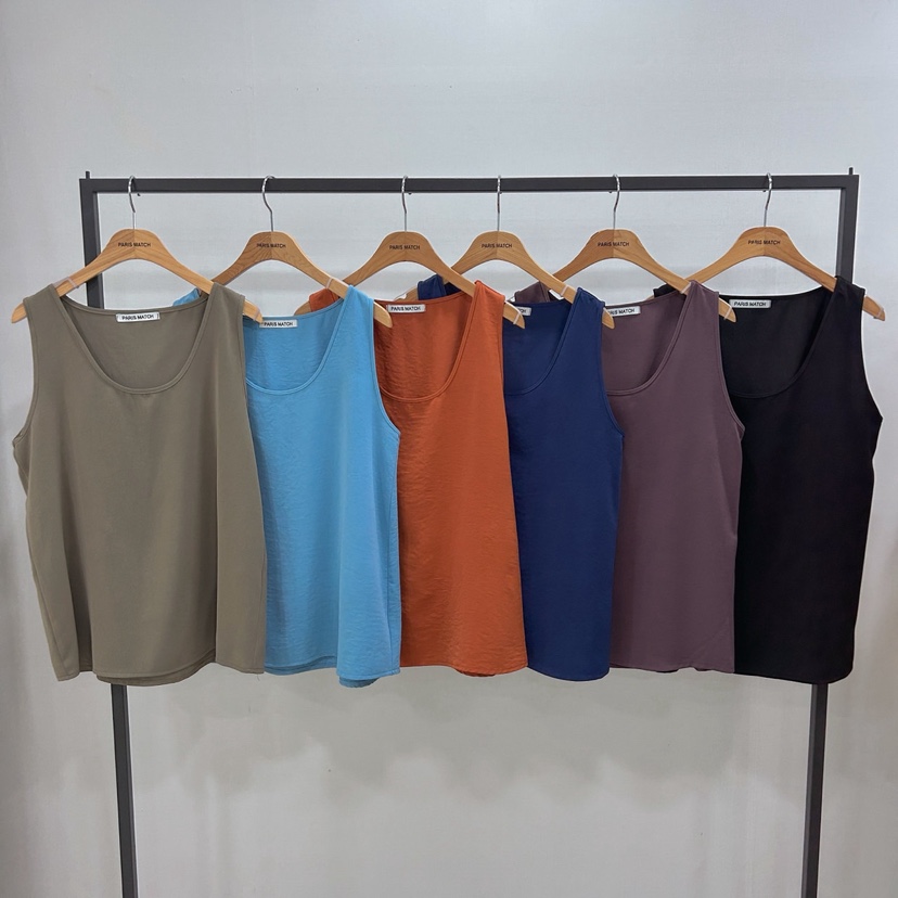 PARIS MATCH東大門代購女士新品熱賣26夏季推薦吊帶背心PARIS MATCH吊帶/背心圖色5左五色