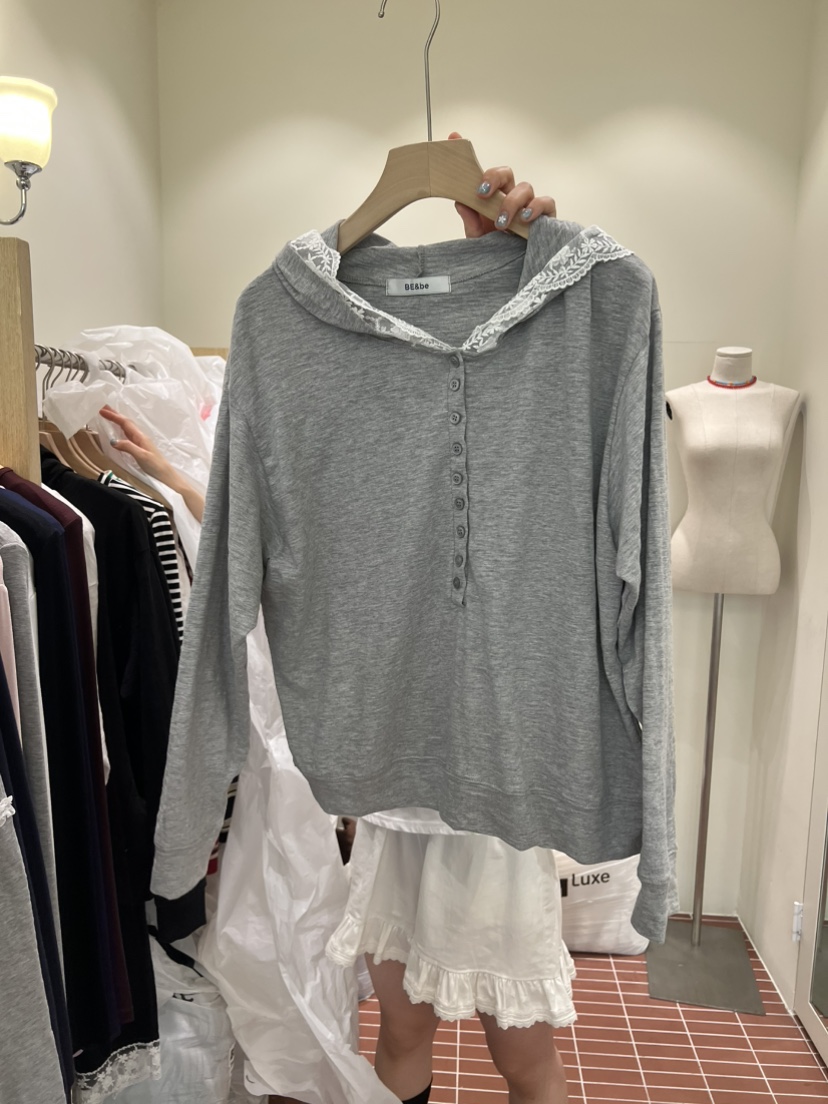 BE&amp;BE東大門代購女裝新品休閑人氣真品26夏季推薦衛衣BE&be衛衣圖色3