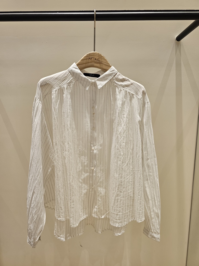 NEOUL東大門代購女裝新款熱賣真品人氣時尚26夏季襯衫蕾絲衫NEOUL/ahin雙領標簽襯衫/蕾絲衫圖色1