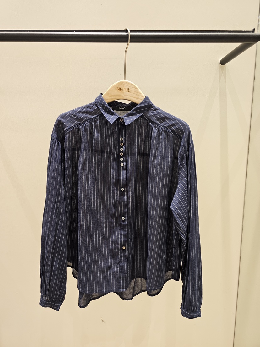 NEOUL東大門代購女裝新款熱賣真品人氣時尚26夏季襯衫蕾絲衫NEOUL/ahin雙領標簽襯衫/蕾絲衫圖色2