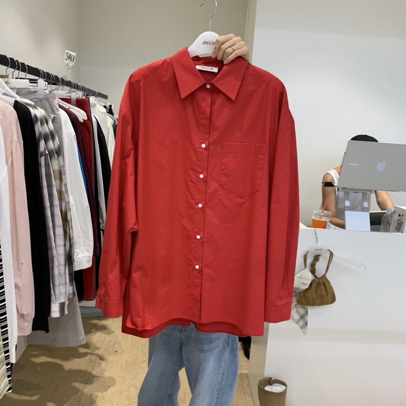 RUMIRU/AWEAR韓國代購女士新品時尚真品襯衫蕾絲衫不含內搭awear/RUMIRU襯衫/蕾絲衫圖色4