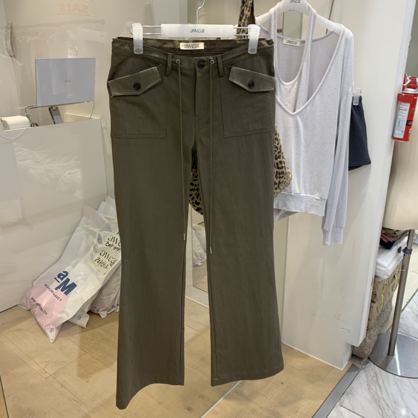 RUMIRU/AWEAR韓國代購女裝新品推薦26夏季熱賣時尚休閑褲awear/RUMIRU休閑褲圖色2