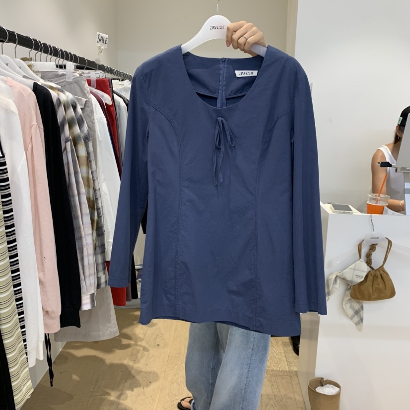 RUMIRU/AWEAR韓國代購女裝新品時尚熱賣推薦人氣襯衫蕾絲衫awear/RUMIRU襯衫/蕾絲衫圖色2