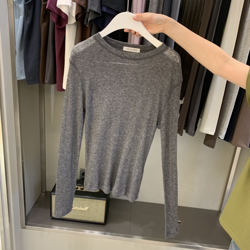 FAVE/FAVOURITE韓國代購女士新品26夏季推薦休閑長袖T恤FAVE/FAVOURITE長袖T恤圖色2