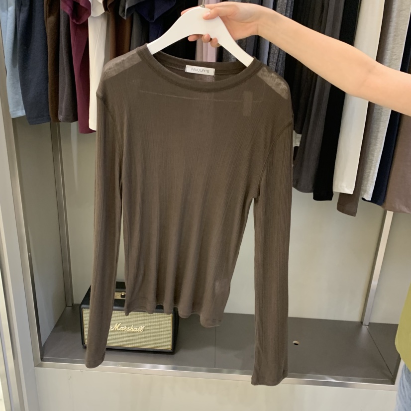 FAVE/FAVOURITE韓國代購女士新品26夏季推薦休閑長袖T恤FAVE/FAVOURITE長袖T恤圖色3
