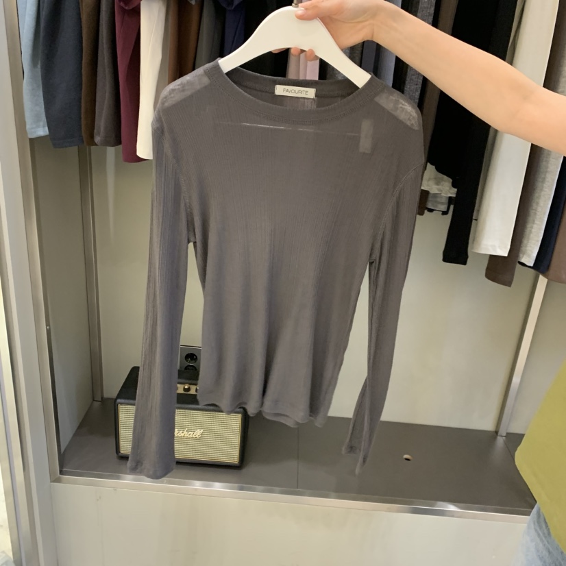 FAVE/FAVOURITE韓國代購女士新品26夏季推薦休閑長袖T恤FAVE/FAVOURITE長袖T恤圖色4