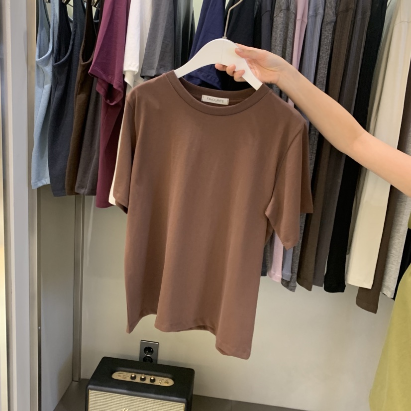 FAVE/FAVOURITE東大門實拍女裝新品時尚真品推薦休閑T恤FAVE/FAVOURITET恤圖色5