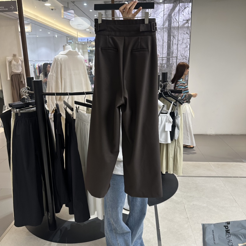 BETHEL東大門代購女裝新品人氣休閑26夏季休閑褲高腰腰帶BETHEL休閑褲