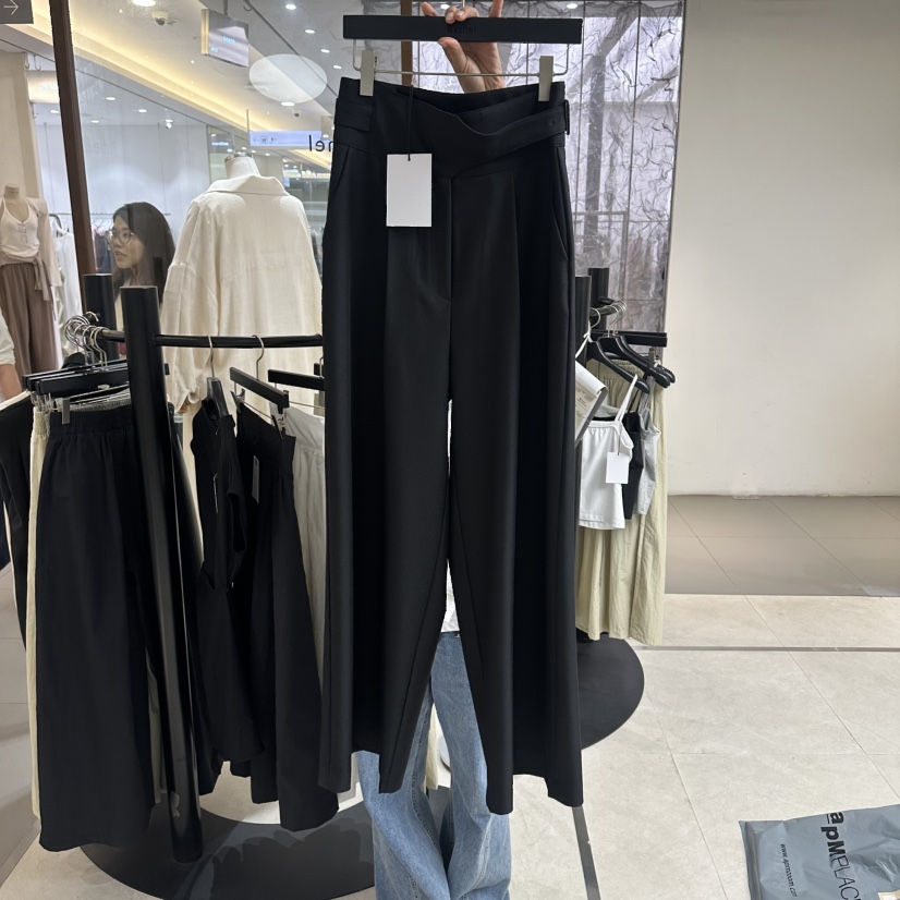 BETHEL東大門代購女裝新品人氣休閑26夏季休閑褲高腰腰帶BETHEL休閑褲圖色2