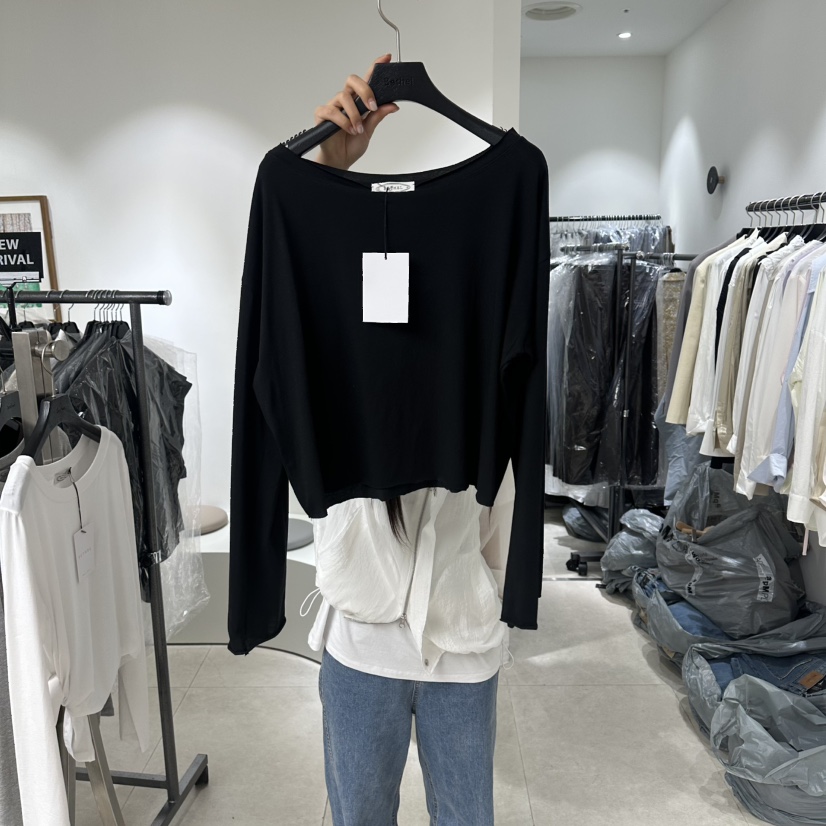 BETHEL東大門代購女士新品熱賣26夏季人氣時尚真品長袖T恤BETHEL長袖T恤圖色3