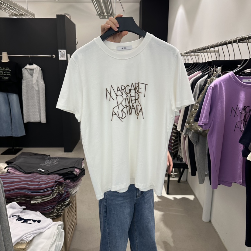 A.CES韓國直郵女裝新品熱賣人氣休閑時尚推薦真品26夏季T恤A.CEST恤圖色1
