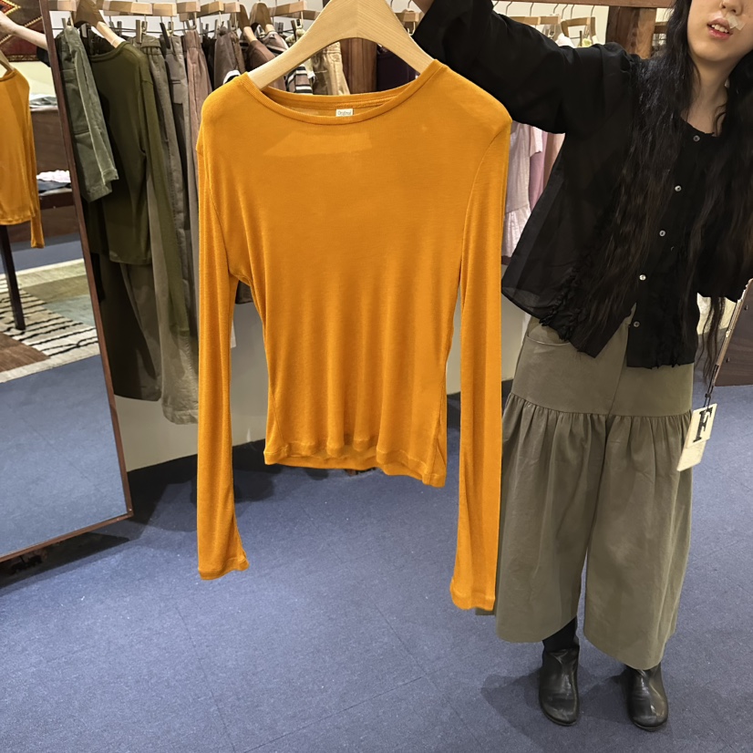 FURE東大門實拍女裝新款時尚推薦熱賣人氣休閑真品長袖T恤FURE長袖T恤圖色6