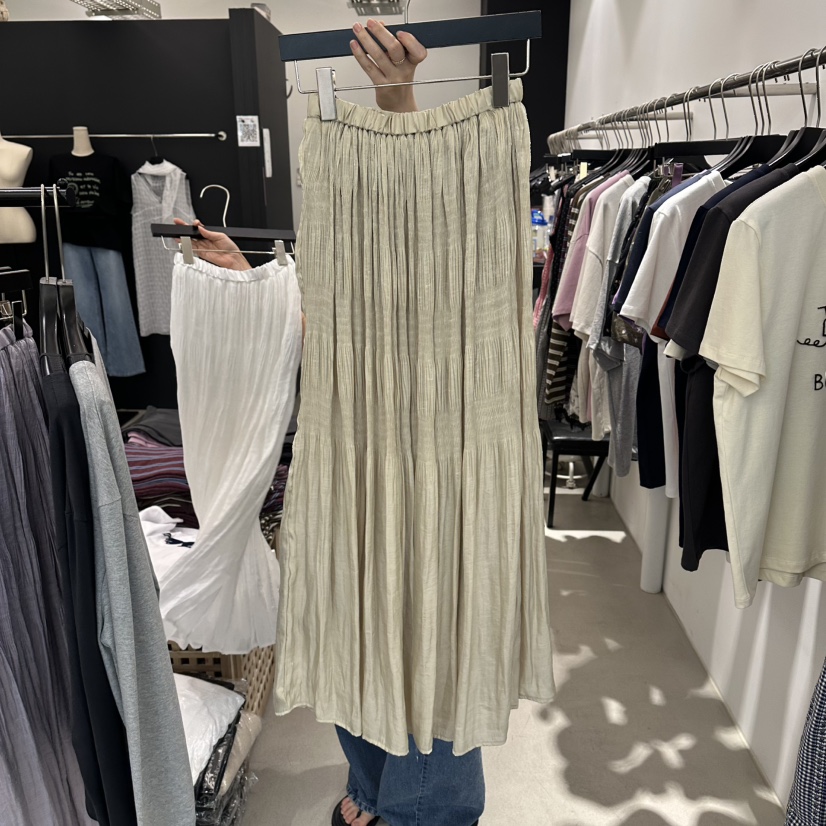A.CES韓國直郵女士新品時尚26夏季人氣熱賣休閑推薦長裙A.CES長裙圖色1