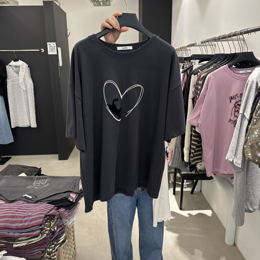 A.CES韓國直郵女裝新品真品時尚推薦休閑26夏季人氣熱賣T恤A.CEST恤圖色2