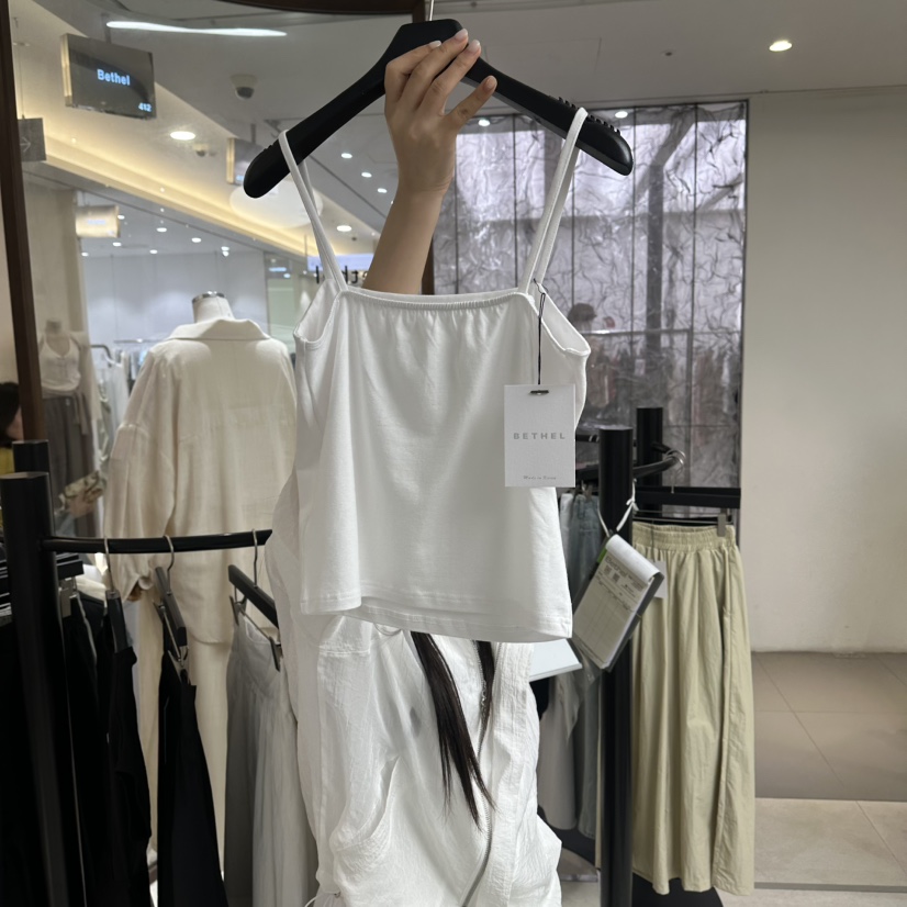 BETHEL東大門直郵女士新品熱賣時尚推薦休閑吊帶背心無袖BETHEL吊帶/背心