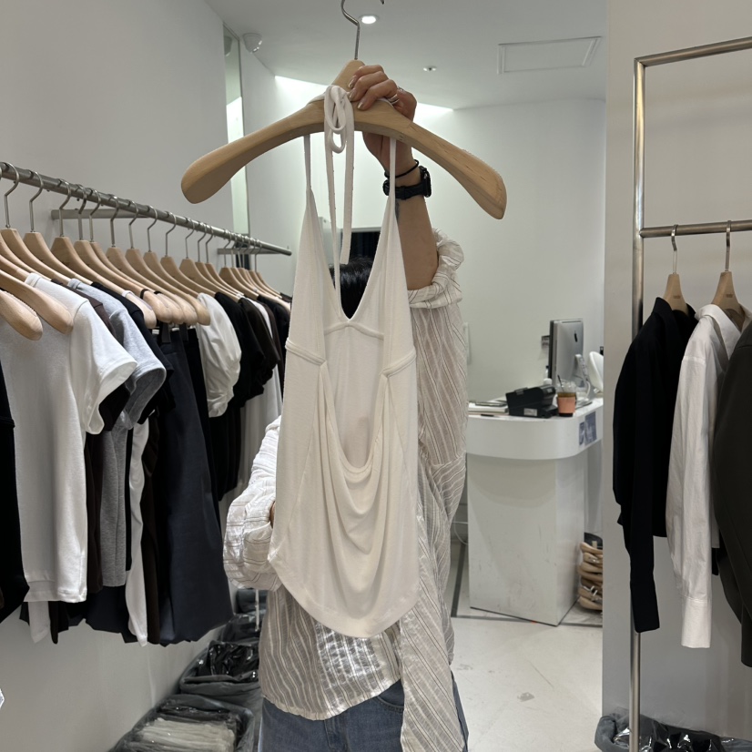 RENDER韓國代購女裝新品26夏季人氣推薦休閑時尚吊帶背心RENDER吊帶/背心