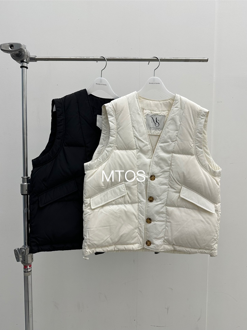 MONDAY TO SUNDAY東大門代購女士新品休閑時尚馬甲絨鴨MONDAY TO SUNDAY馬甲