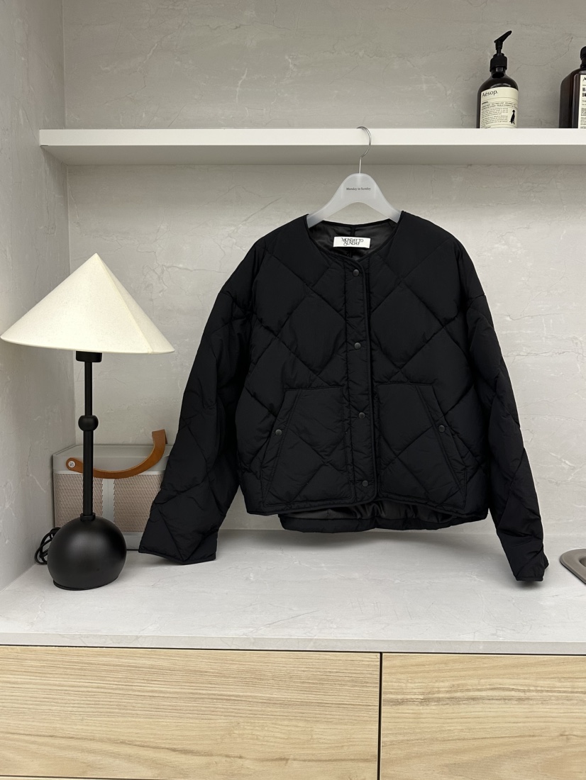 MONDAY TO SUNDAY東大門代購女士新品時尚短款羽絨服鵝絨MONDAY TO SUNDAY短款羽絨服圖色3