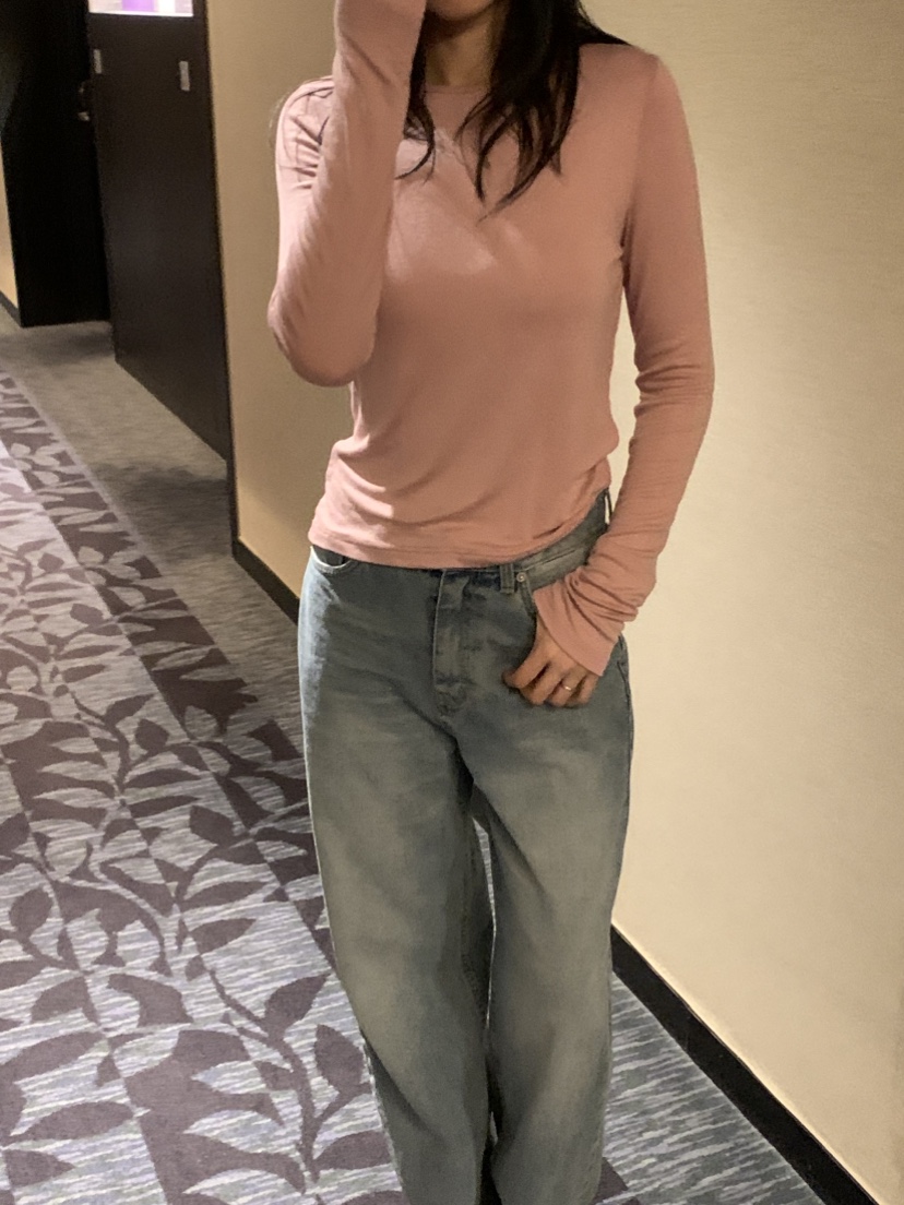 NOUVEAU韓國代購女裝新品熱賣休閑26夏季時尚推薦長袖T恤NOUVEAU長袖T恤