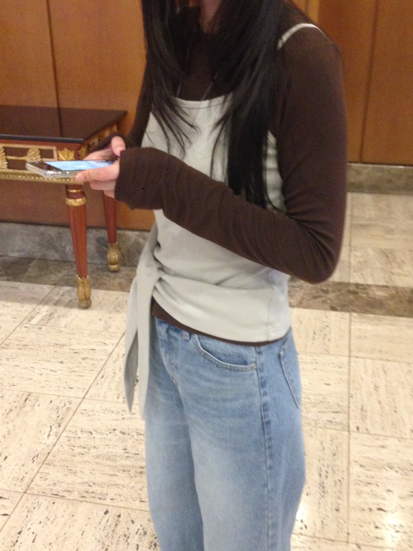 NOUVEAU韓國代購女裝新品熱賣休閑26夏季時尚推薦長袖T恤NOUVEAU長袖T恤