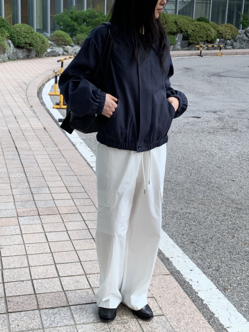 NOUVEAU韓國直郵女裝新品人氣休閑26夏季時尚休閑褲斜紋布NOUVEAU休閑褲