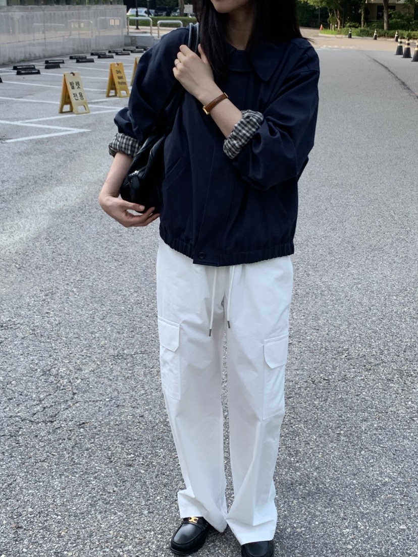 NOUVEAU韓國直郵女裝新品人氣休閑26夏季時尚休閑褲斜紋布NOUVEAU休閑褲