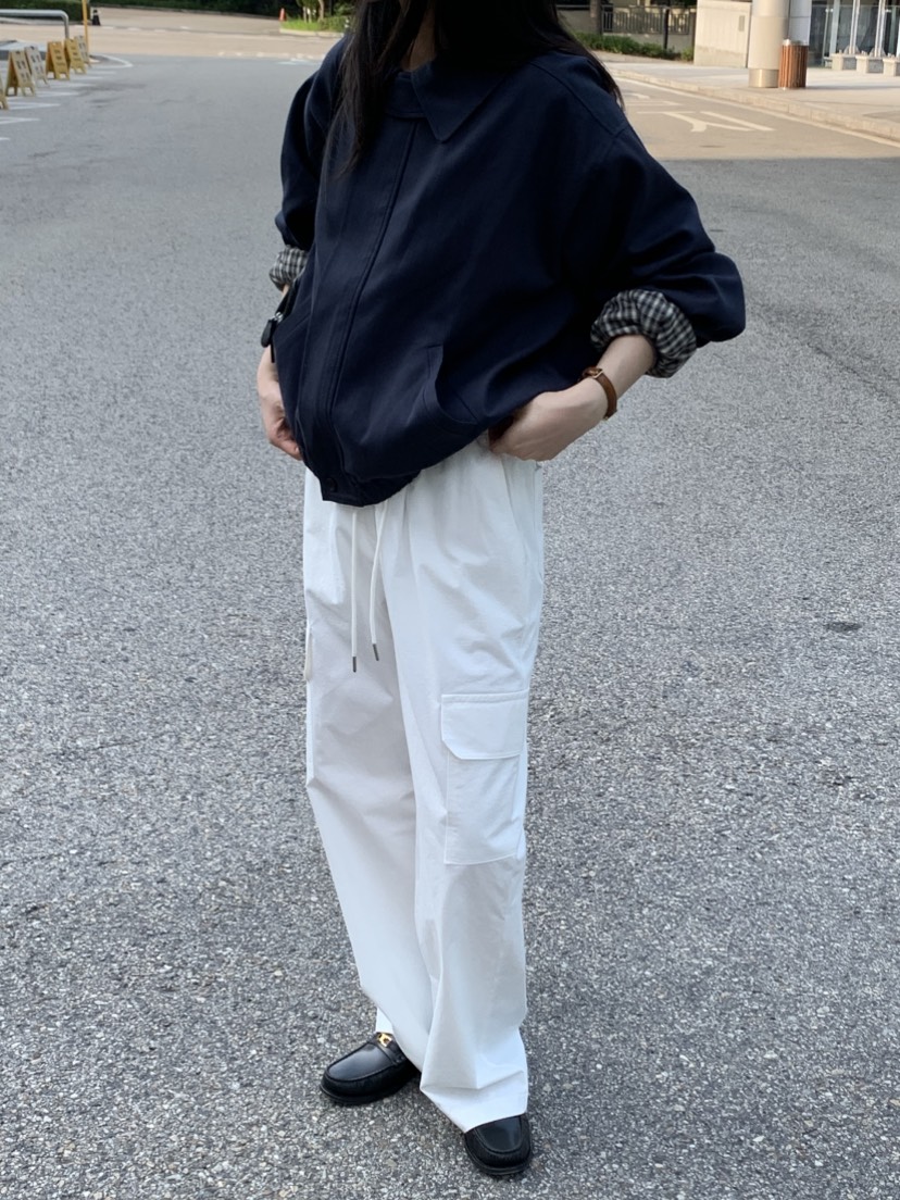 NOUVEAU韓國直郵女裝新品人氣休閑26夏季時尚休閑褲斜紋布NOUVEAU休閑褲圖色1