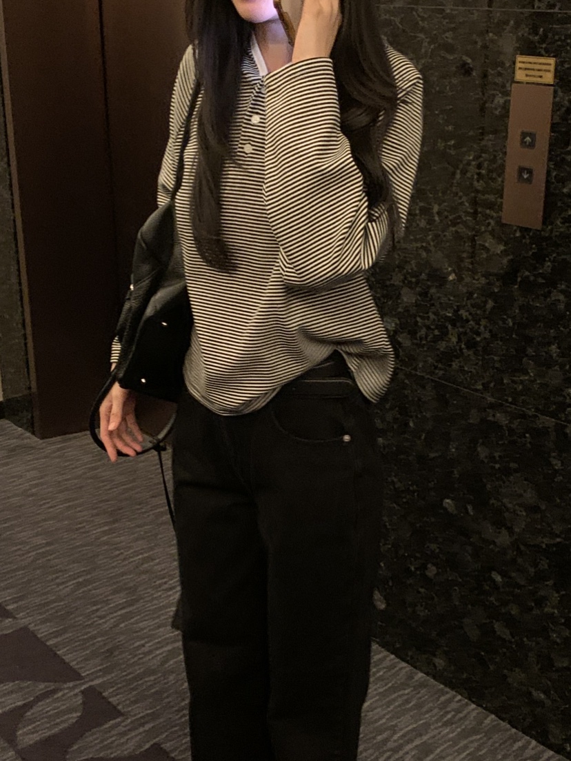 NOUVEAU東大門代購女裝新品人氣推薦熱賣時尚長袖T恤連帽衫NOUVEAU長袖T恤