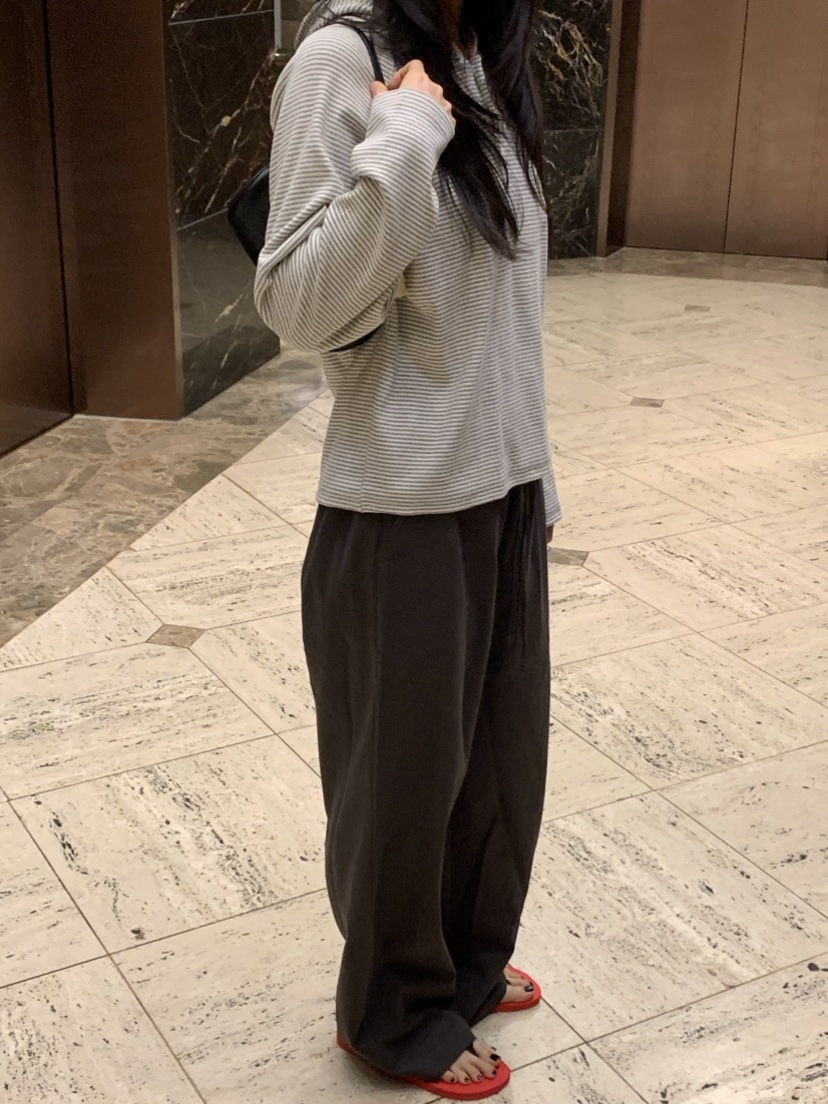 NOUVEAU東大門代購女裝新品人氣推薦熱賣時尚長袖T恤連帽衫NOUVEAU長袖T恤