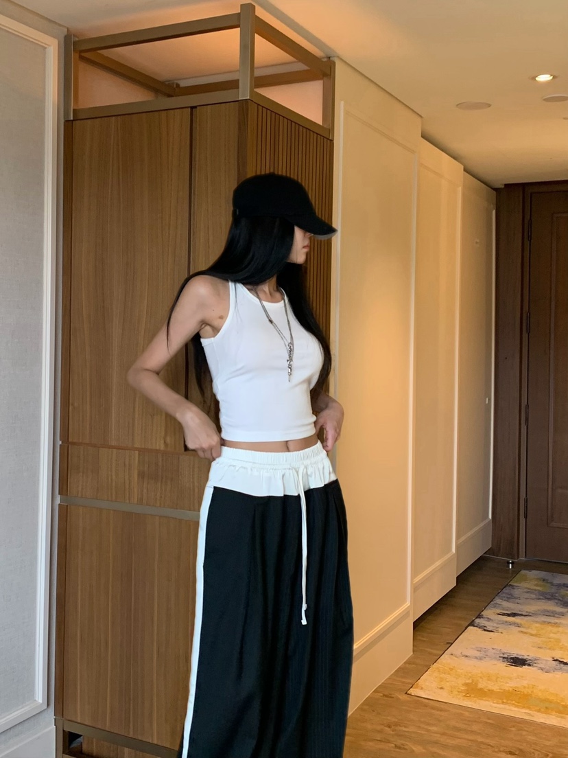BADCALM東大門直郵女士新品26夏季人氣時尚休閑吊帶背心無袖BADCALM吊帶/背心
