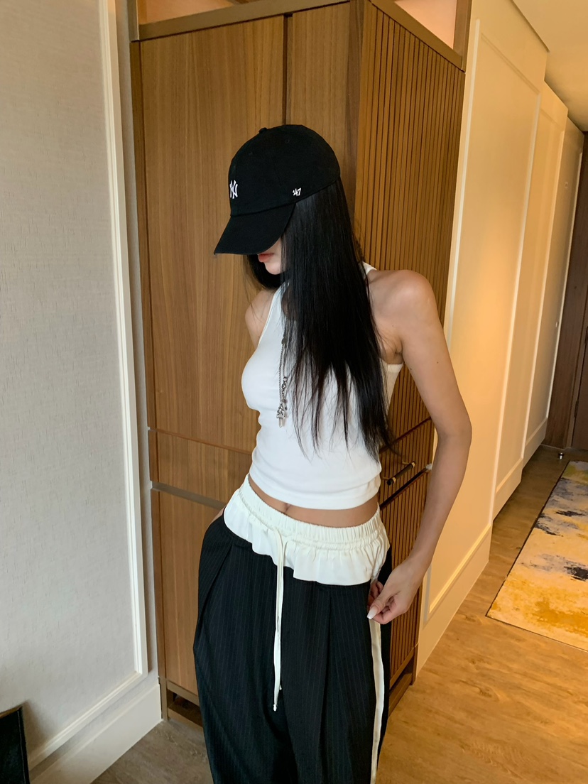 BADCALM東大門直郵女士新品26夏季人氣時尚休閑吊帶背心無袖BADCALM吊帶/背心