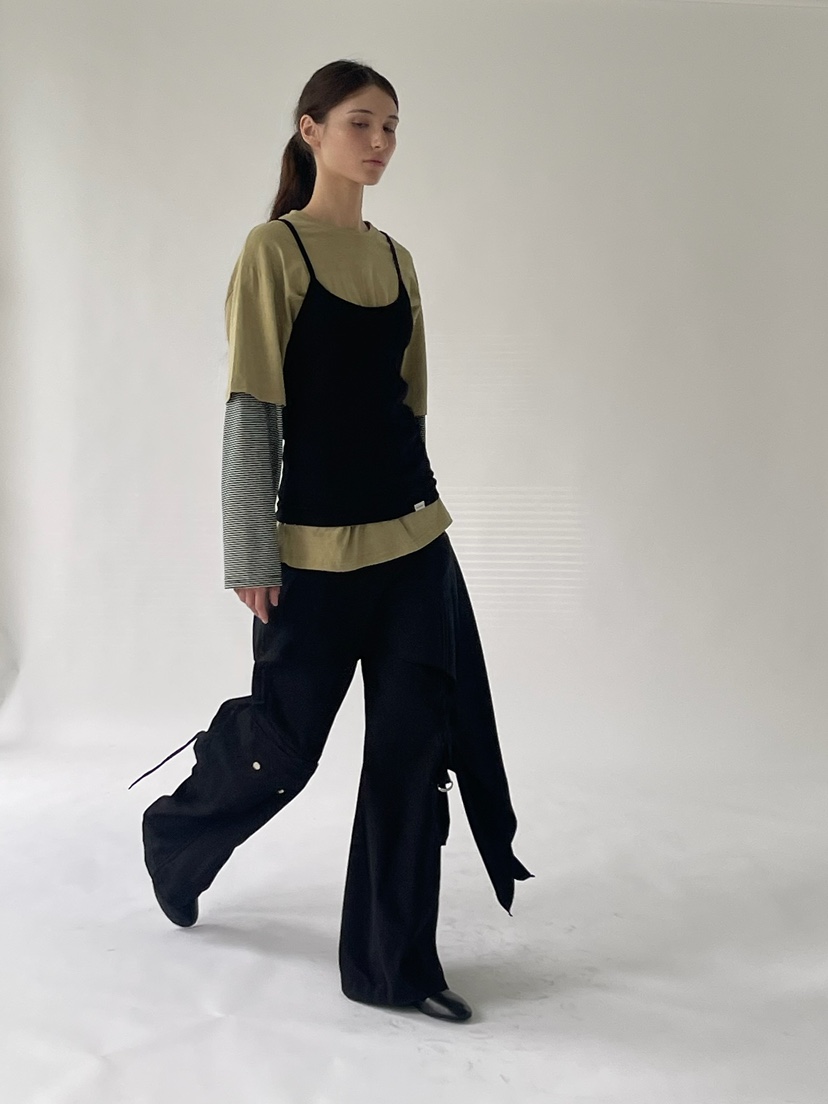 ANOTHER AVENUE東大門實拍女士新品人氣26夏季短裙不對稱氨綸ANOTHER AVENUE短裙