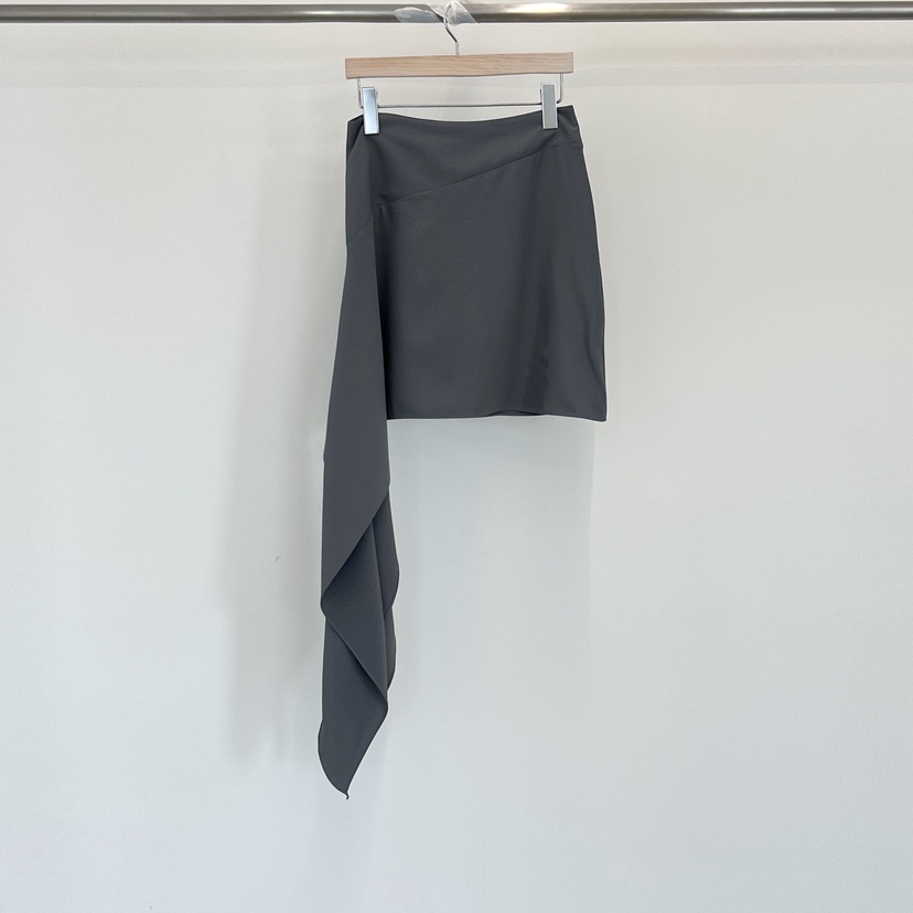 ANOTHER AVENUE東大門實拍女士新品人氣26夏季短裙不對稱氨綸ANOTHER AVENUE短裙圖色1