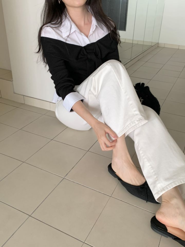 CRONG韓國直郵女士新品人氣熱賣時尚休閑推薦真品襯衫蕾絲衫CRONG襯衫/蕾絲衫
