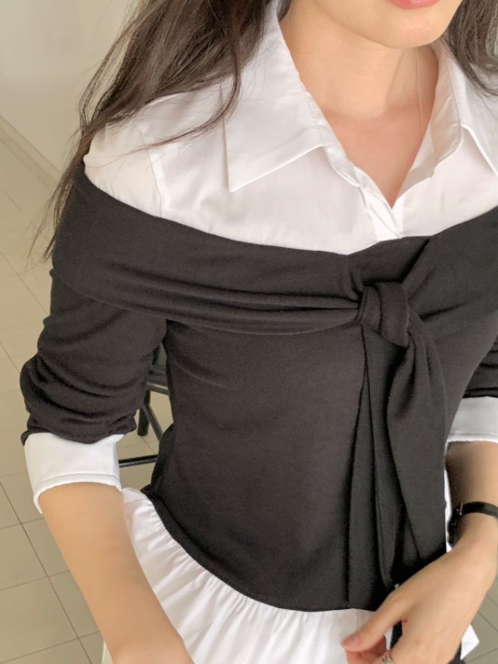 CRONG韓國直郵女士新品人氣熱賣時尚休閑推薦真品襯衫蕾絲衫CRONG襯衫/蕾絲衫