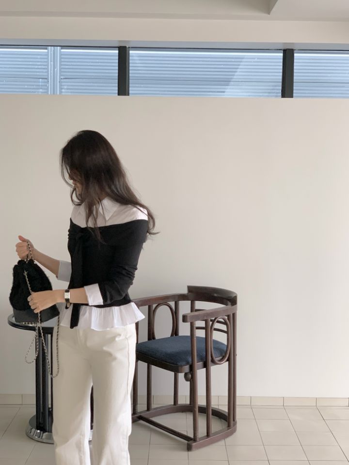 CRONG韓國直郵女士新品人氣熱賣時尚休閑推薦真品襯衫蕾絲衫CRONG襯衫/蕾絲衫