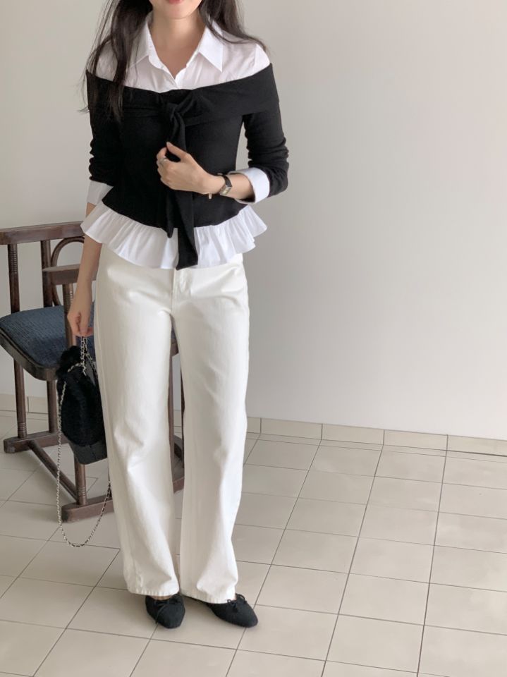 CRONG韓國直郵女士新品人氣熱賣時尚休閑推薦真品襯衫蕾絲衫CRONG襯衫/蕾絲衫