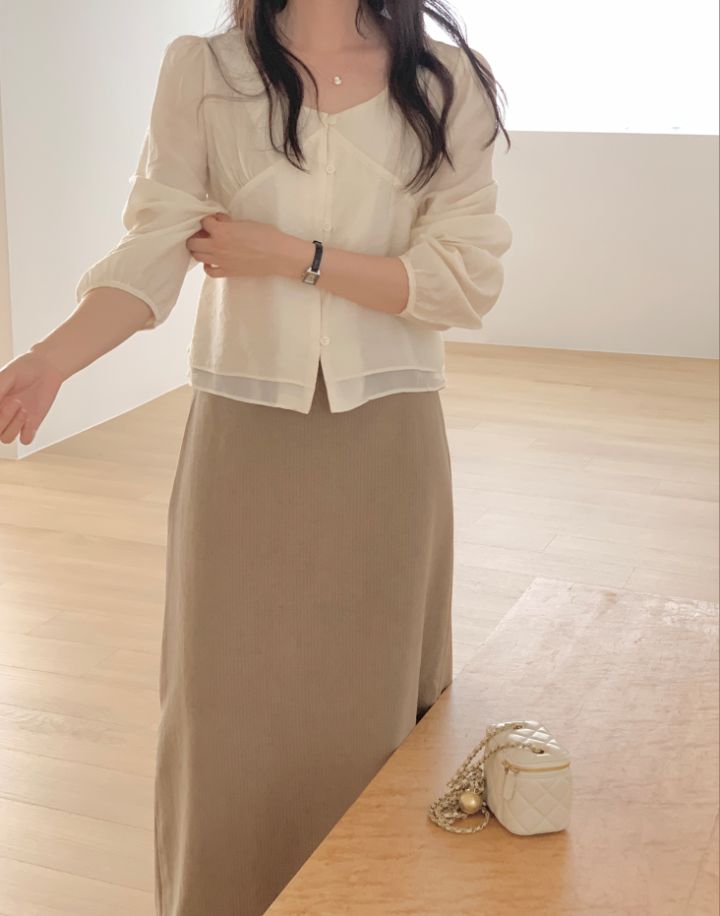 CRONG東大門實拍女士新款真品熱賣推薦人氣休閑襯衫蕾絲衫CRONG襯衫/蕾絲衫
