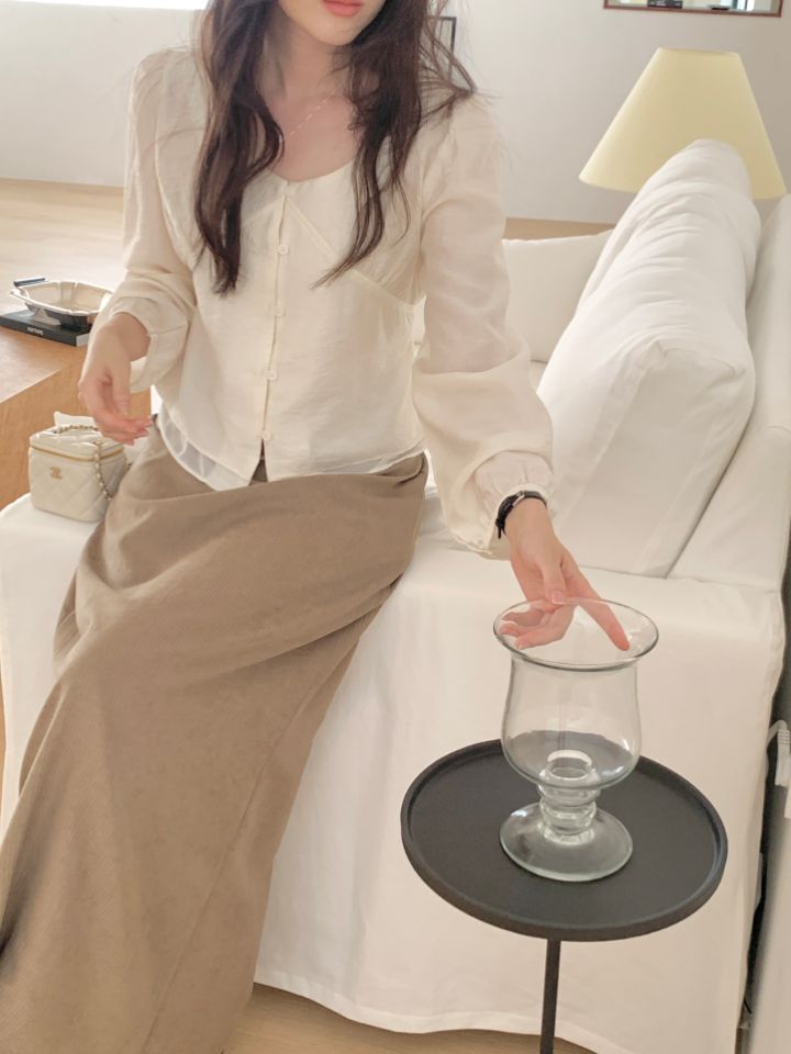 CRONG東大門實拍女士新款真品熱賣推薦人氣休閑襯衫蕾絲衫CRONG襯衫/蕾絲衫