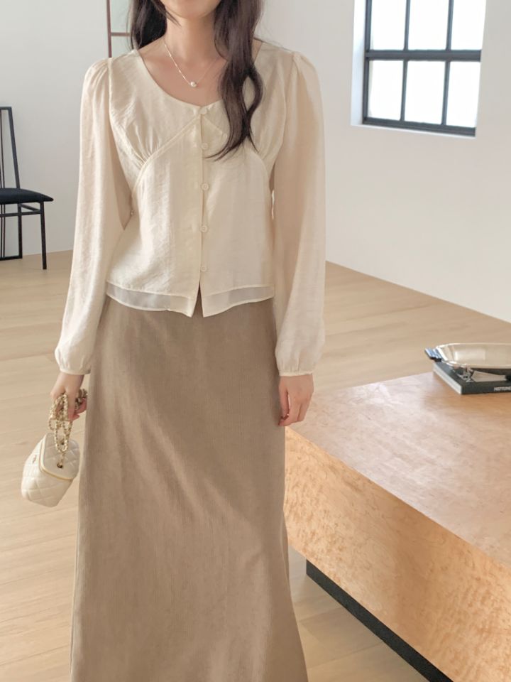 CRONG東大門實拍女士新款真品熱賣推薦人氣休閑襯衫蕾絲衫CRONG襯衫/蕾絲衫