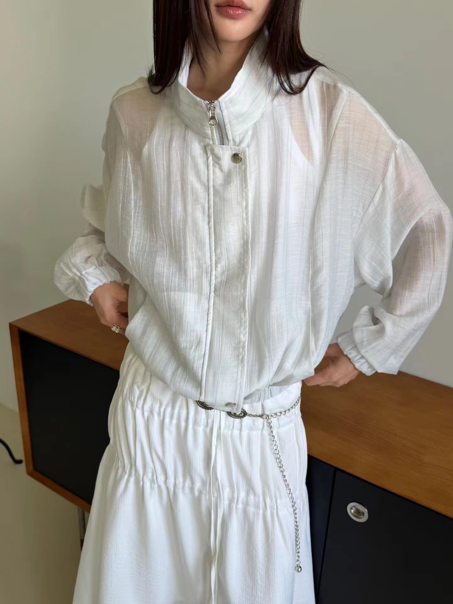 WEEK PLAN韓國直郵女裝新款人氣推薦休閑真品時尚26夏季夾克WEEK PLAN夾克