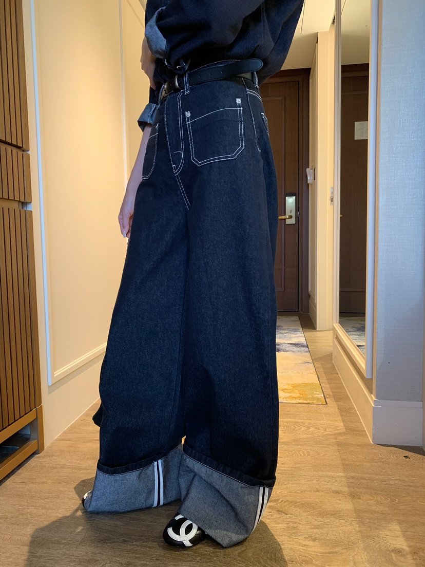 BADCALM東大門實拍女裝新品休閑26夏季時尚人氣熱賣牛仔褲BADCALM牛仔褲