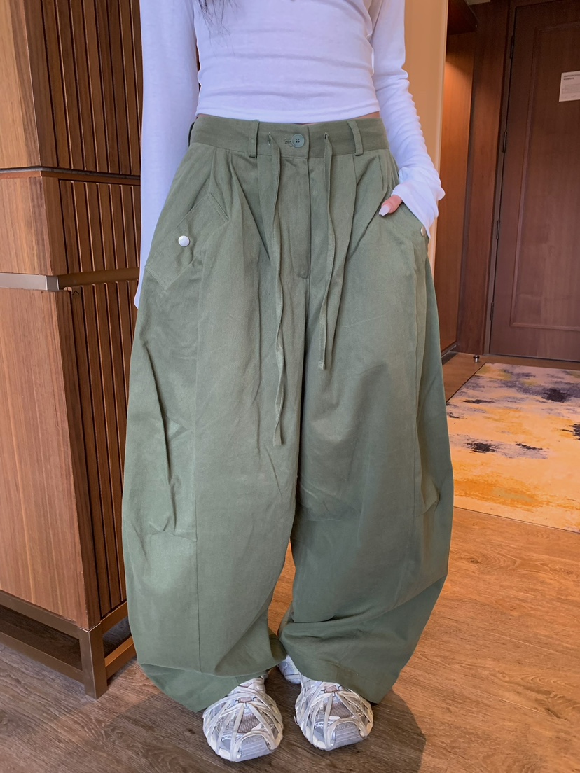 BADCALM東大門直郵女士新品人氣真品熱賣26夏季時尚休閑褲BADCALM休閑褲圖色2