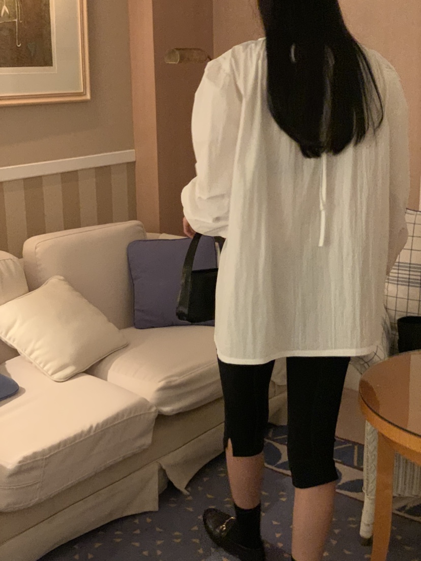NOUVEAU東大門實拍女士新品時尚真品26夏季襯衫蕾絲衫褶皺NOUVEAU襯衫/蕾絲衫