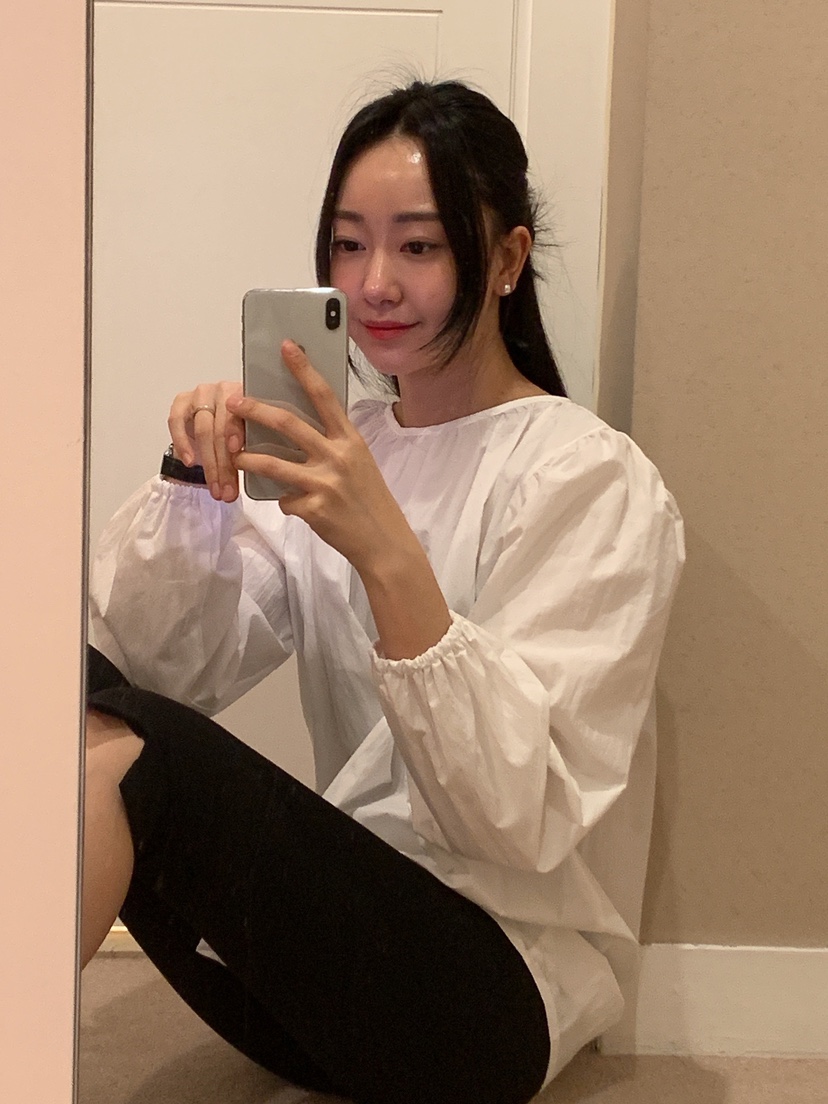 NOUVEAU東大門實拍女士新品時尚真品26夏季襯衫蕾絲衫褶皺NOUVEAU襯衫/蕾絲衫