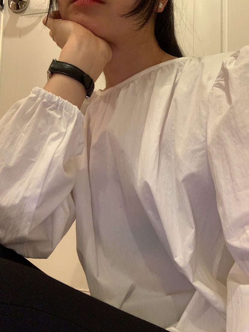 NOUVEAU東大門實拍女士新品時尚真品26夏季襯衫蕾絲衫褶皺NOUVEAU襯衫/蕾絲衫